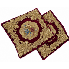 Set of 2 - Cushion Cover Classic Design Goblan & Katifa طقم قطعتين - كيس خدادية جوبلان وقطيفة تصميم كلاسيك Set of 2 - Cushion Cover Classic Design Goblan & Katifa طقم قطعتين - كيس خدادية جوبلان وقطيفة تصميم كلاسيك