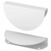 IKEA BEGRIPA Handles, White, Half-Round, 130 Millimetres, 804.461.15 - Pack of 2