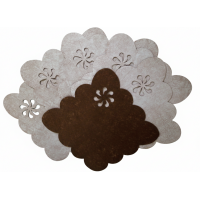 طقم مفرش نيش جلد مقلوب 6 قطع بيج فاتح طقم مفرش نيش جلد مقلوب 6 قطع بيج فاتح