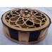 Wooden Arabesque Nuts Rotating Tray صينية حلويات دوارة حشب أرابيسك