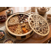 Ramadan Arabesque Nuts Rotating Tray صينية حلويات رمضانية دوارة أرابيسك