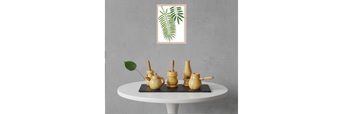 Wood Art Décor Sculpture Miniatures